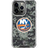 NHL New York Islanders Camo iPhone 16 Pro Max Clear Case