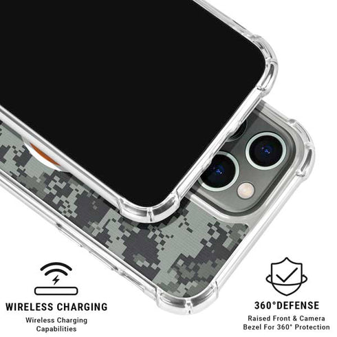 NHL New York Islanders Camo iPhone 16 Pro Max Clear Case