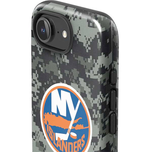 NHL New York Islanders Camo iPhone 16e Impact Case