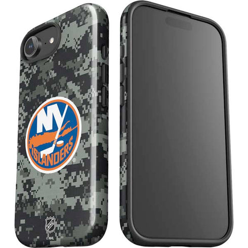 NHL New York Islanders Camo iPhone 16e Impact Case