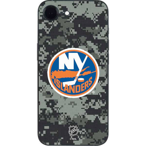 NHL New York Islanders Camo iPhone 16e Skin
