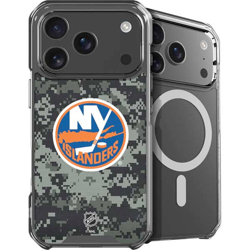 NHL New York Islanders Camo iPhone 18 Pro MagSafe Case