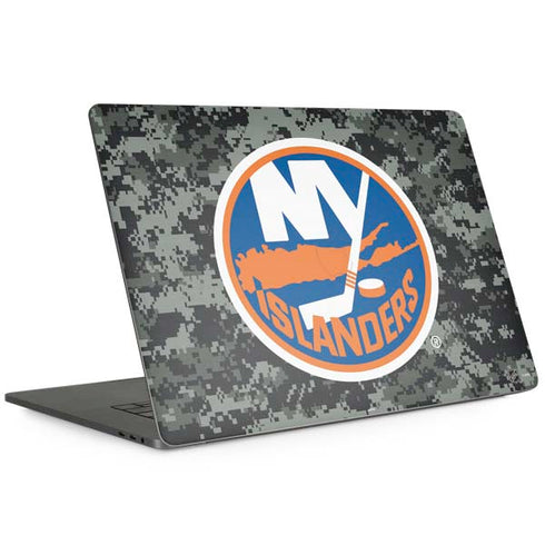 NHL New York Islanders Camo MacBook Skins