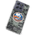 NHL New York Islanders Camo Moto G 5G (2025) Clear Case