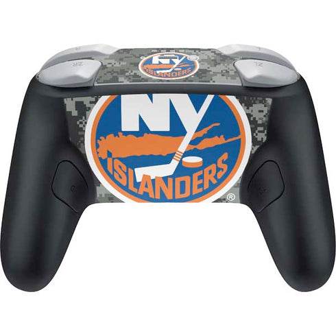 NHL New York Islanders Camo Nintendo Switch 2 (2025) Pro Controller Skin