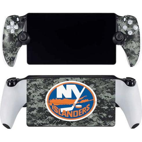 NHL New York Islanders Camo PlayStation Portal Remote Player Skin