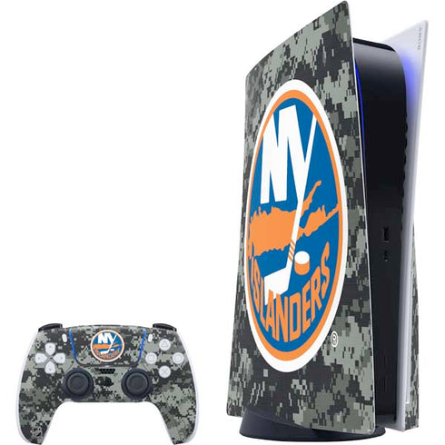 NHL New York Islanders Camo PlayStation PS5 Skins