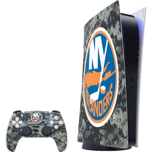 NHL New York Islanders Camo PlayStation PS5 Skins