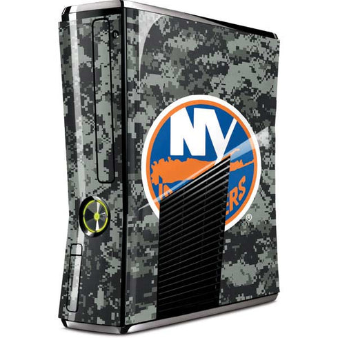 NHL New York Islanders Camo Xbox 360 Slim (2010) Skin