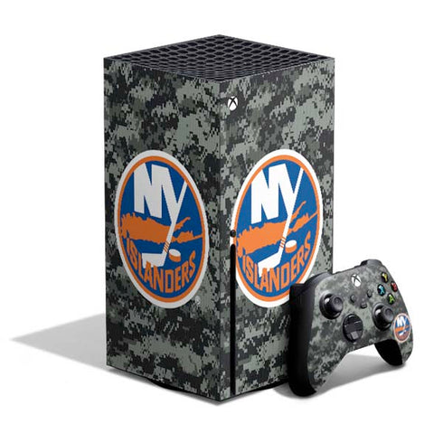 NHL New York Islanders Camo Xbox Series X Bundle Skin