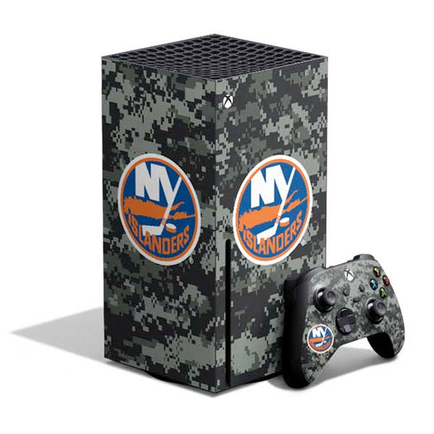 NHL New York Islanders Camo Xbox Series X Skins