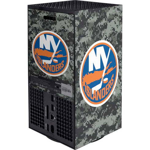 NHL New York Islanders Camo XBox Series X Digital Edition Bundle Skin