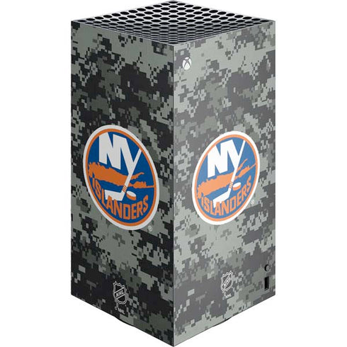 NHL New York Islanders Camo XBox Series X Digital Edition Console Skin