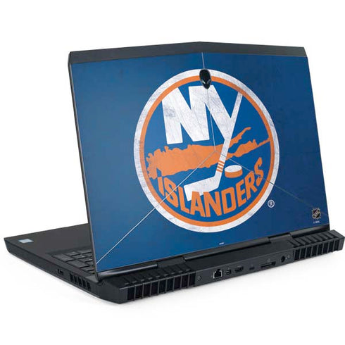 NHL New York Islanders Distressed Dell Alienware Skin