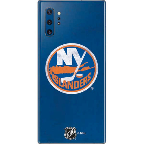 NHL New York Islanders Distressed Galaxy Note 10 Plus Skin