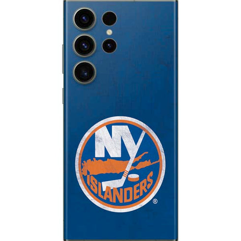 NHL New York Islanders Distressed Galaxy Skins