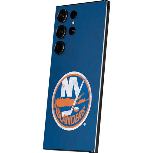 NHL New York Islanders Distressed Galaxy S24 Ultra Skin
