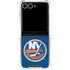 NHL New York Islanders Distressed Galaxy Z Flip7 Clear Case