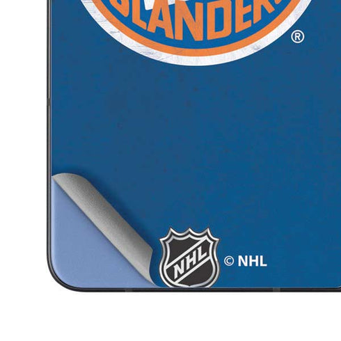NHL New York Islanders Distressed Galaxy Z Fold5 5G Skin