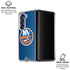 NHL New York Islanders Distressed Galaxy Z Fold7 Clear Case