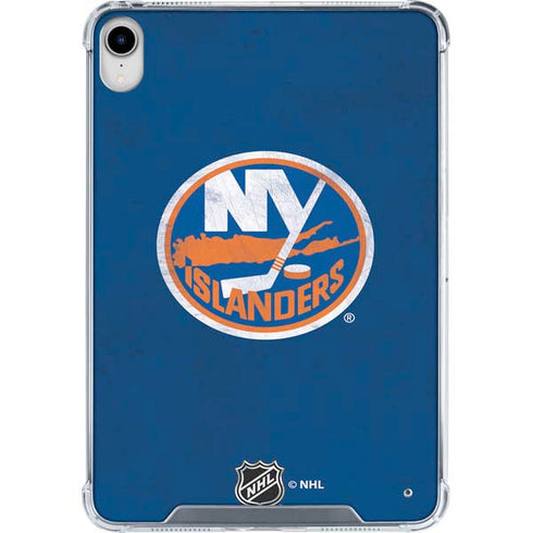NHL New York Islanders Distressed iPad 11th Gen (2025) Clear Case