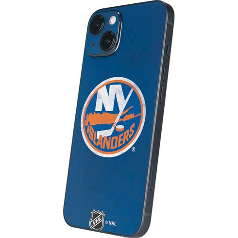 NHL New York Islanders Distressed iPhone 15 Skin