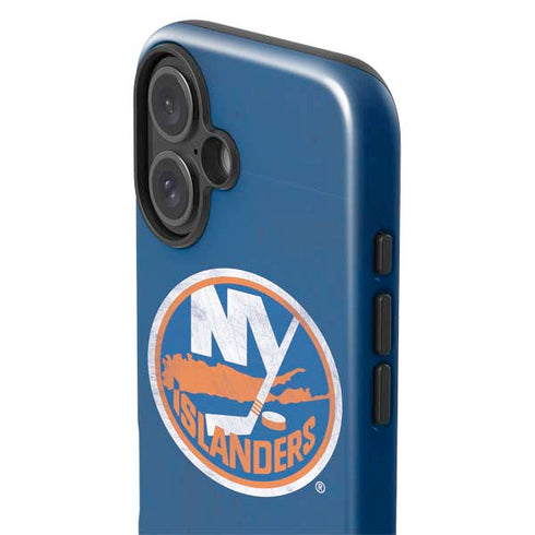 NHL New York Islanders Distressed iPhone 16 Plus Impact Case