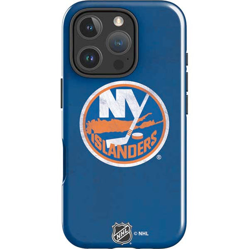 NHL New York Islanders Distressed iPhone 16 Pro Impact Case