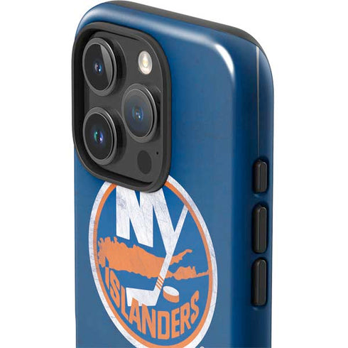 NHL New York Islanders Distressed iPhone 16 Pro Impact Case