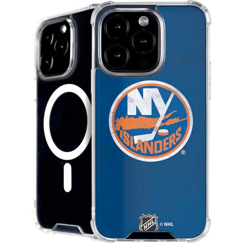 NHL New York Islanders Distressed iPhone 16 Pro MagSafe Case