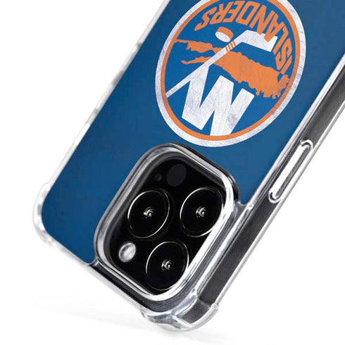 NHL New York Islanders Distressed iPhone 16 Pro MagSafe Case