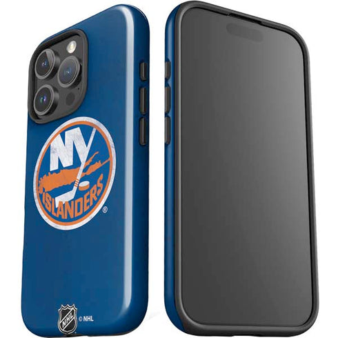 NHL New York Islanders Distressed iPhone 16 Pro Max Impact Case