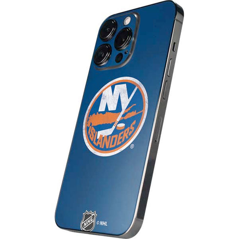 NHL New York Islanders Distressed iPhone 16 Pro Max Skin