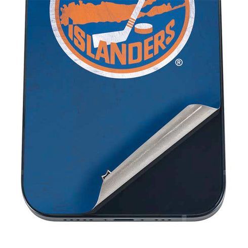 NHL New York Islanders Distressed iPhone 16 Skin