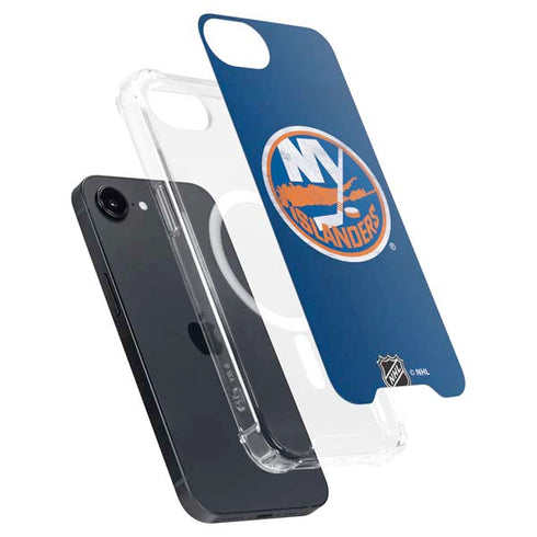 NHL New York Islanders Distressed iPhone 16e MagSafe Case