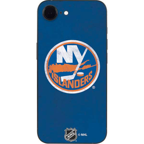 NHL New York Islanders Distressed iPhone 16e Skin