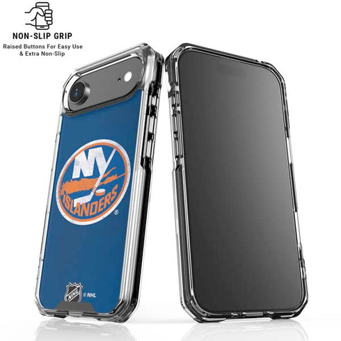 NHL New York Islanders Distressed iPhone 17 Air Clear Case