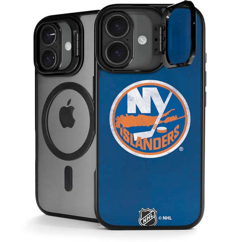 NHL New York Islanders Distressed iPhone 17 Kickstand Case