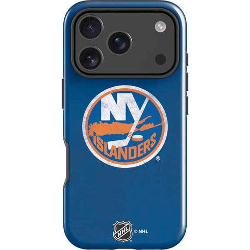 NHL New York Islanders Distressed iPhone 17 Pro Impact Case