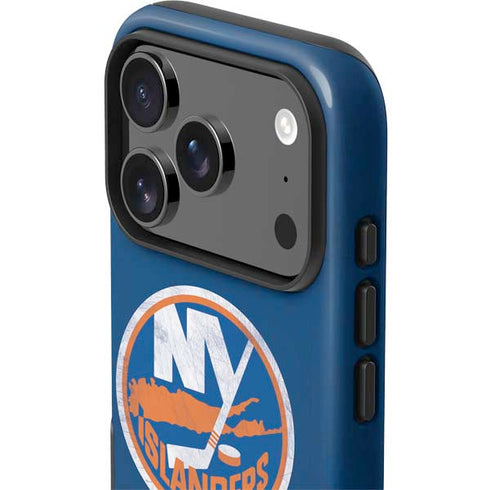 NHL New York Islanders Distressed iPhone 17 Pro Impact Case