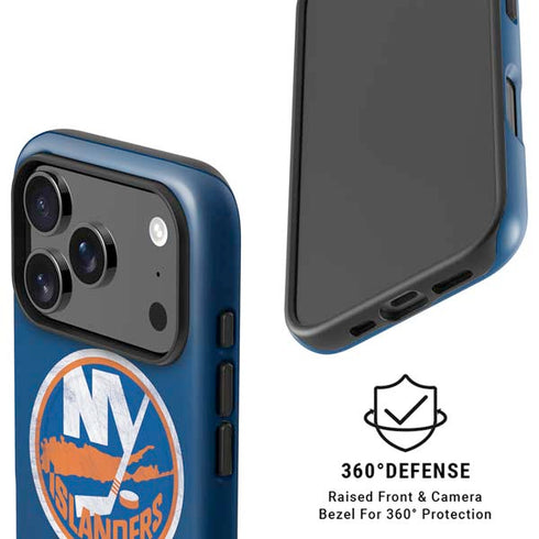 NHL New York Islanders Distressed iPhone 17 Pro Magsafe Impact Case