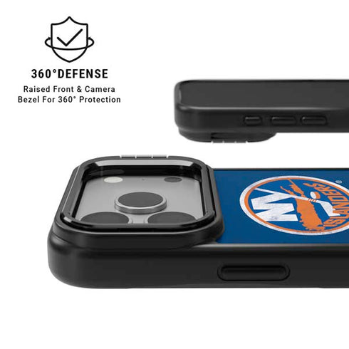 NHL New York Islanders Distressed iPhone 17 Pro Max Kickstand Case
