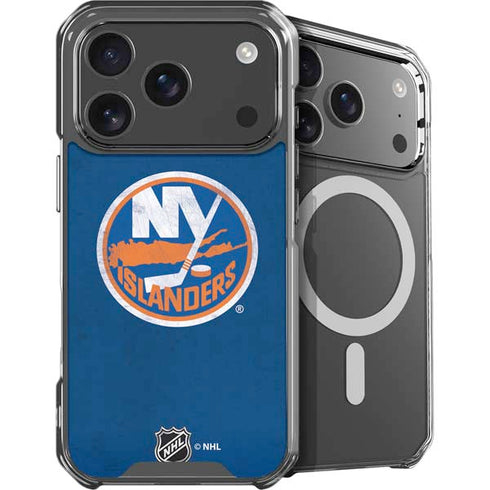 NHL New York Islanders Distressed iPhone 17 Pro Max MagSafe Case