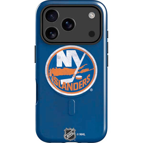 NHL New York Islanders Distressed iPhone 17 Pro Max Magsafe Impact Case