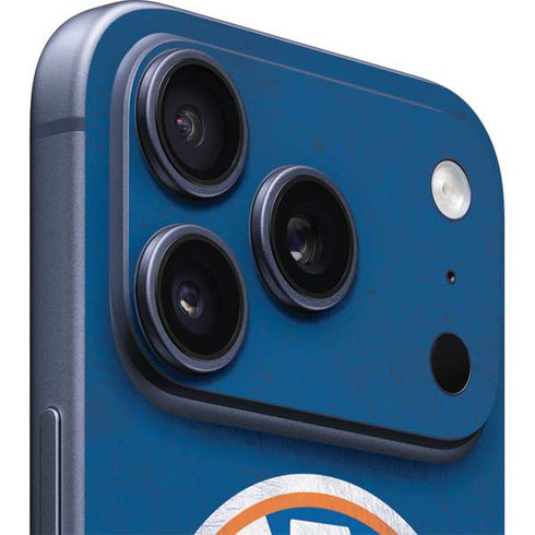 NHL New York Islanders Distressed iPhone 17 Pro Skin