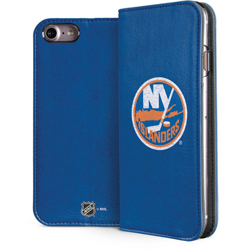 NHL New York Islanders Distressed iPhone 7 Folio Case