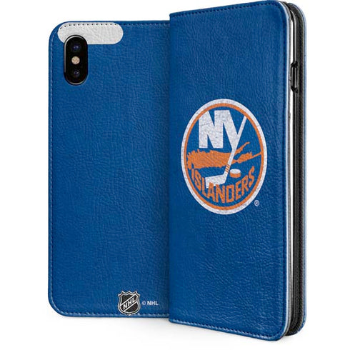 NHL New York Islanders Distressed iPhone 8 Folio Case
