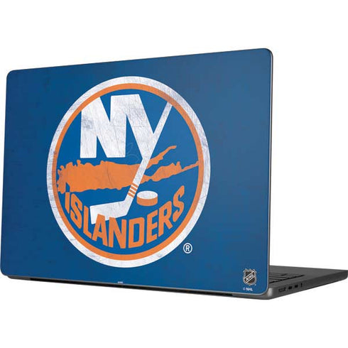NHL New York Islanders Distressed Apple MacBook Pro 14-inch Skin