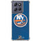 NHL New York Islanders Distressed Moto G 5G (2025) Clear Case