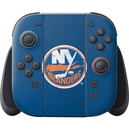 NHL New York Islanders Distressed Nintendo Switch 2 (2025) Joy-Con Controller Skin